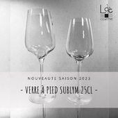 Nouvelle collection de verre, la gamme Sublym est disponible en 2 tailles (25 et 35 cl)
Une ligne élancée pour une décoration de table épurée et moderne.